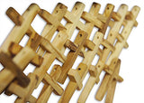 Novel Merk 20-Piece Wooden Cross Set Made in the Holy Land for Vacation Bible School Arts and