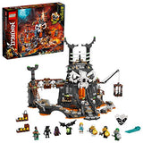 LEGO NINJAGO Skull Sorcerer’s Dungeons 71722 Dungeon Playset Building Toy for Kids Featuring Buildable Figures (1,171 Pieces)