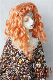 JD276 8-9inch 21-23CM Beauty fish curly doll wigs 1/3 SD Synthetic mohair BJD doll hair (Orange)