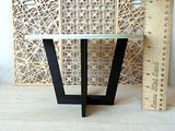 Miniature Dollhouse Modern Table 1:4 scale. Wooden Furniture for BJD MSD size dolls