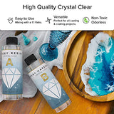 GenCrafts 32 oz Epoxy Resin Kit - Crystal Clear and Perfect for Silicone Molds, Jewelry Art, Coating, Tumblers, and More - for use with Additives Like Glitter, Mica Powder, and Liquid Pigment
