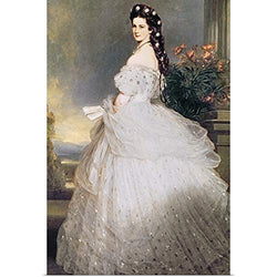 GREATBIGCANVAS Poster Print Entitled Elizabeth (1837-98), Empress of Austria, 1865 by Franz Xavier Winterhalter 40"x60"