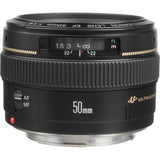 Canon EF 50mm f/1.4 USM Standard & Medium Telephoto Lens for Canon SLR Camera With 3 Piece Filter