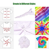 Tie Dye Kit, 32 Colors Fabric Dye Art Kit, All in One Tie Dye Shirt Fabric Set for Kids, Adults and Groups with 2 Blank Scrunchies DIY Tie Dye Kits for Party Gathering Festival User-Friendly