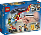 LEGO City Fire Helicopter Response 60248 Firefighter Toy, Fun Building Set for Kids (93 Pieces)