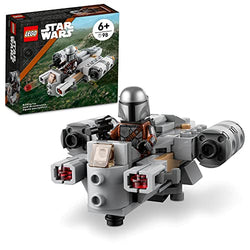 LEGO Star Wars The Razor Crest Microfighter 75321 Toy Building Kit for Kids Aged 6 and Up; Quick-Build, Stud-Shooting Star Wars: The Mandalorian Gunship for Creative Play (98 Pieces)