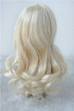 BJD Wig JD148 5-6inch 13-15Long Wave Vora Synthetic Mohair BJD Doll Wigs (Blond, 5-6inch)