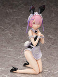 FREEing Re:Zero - Starting Life in Another World: Ram (Bunny Version) 1:4 Scale PVC Figure, Multicolor