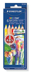 Staedtler Noris Club Super Jumbo Coloured Pencil - Assorted (Pack of 6)