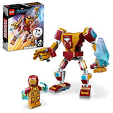 LEGO Marvel Iron Man Mech Armor 76203 Building Kit; Collectible Mech and Minifigure for Iron Man Fans Aged 7+ (130 Pieces)