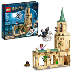 LEGO Harry Potter Hogwarts Courtyard: Sirius’s Rescue 76401 Building Toy Set from Prisoner of Azkaban Movie Featuring Hermione Granger and Sirius Black for Kids, Girls, and Boys Ages 8+ (345 Pieces)