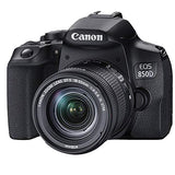 Canon EOS 850D (Rebel T8i) DSLR Camera w/EF-S 18-55mm F/4-5.6 is STM Zoom Lens + 75-300mm F/4-5.6 III Lens + 420-800mm Super Telephoto Lens + 128GB Memory + Case + Tripod + Filters (40pc Bundle)
