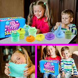 LAWOHO Butter Slime Kit, 12 Pack, DIY Stress Relief Toys Gift for Boys, Girls, Kids and Adults Super Soft No-Sticky and No-Toxic