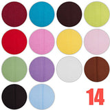 RayLineDo 14pcs 12 x 12 inches (30cmx30cm) Solid Color Cotton Fabric Bundle Squares Patchwork DIY