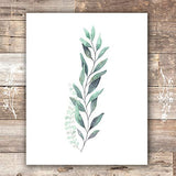 Botanical Prints Wall Art - Eucalyptus Leaves - (Set of 6) - Unframed - 8x10s