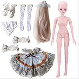 BABY 24inch 60cm Doll Girl 19 Jointed BJD Dolls Full Set SD Doll Toy Surprise Doll for Birthday Gift - Tiffany