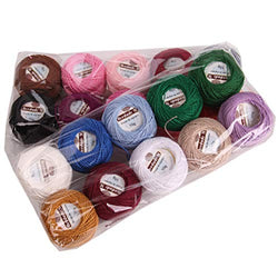 Crochet Thread 20 Colors Crochrt Yarn for Crocheting Crochet Yarn for Blanket