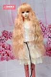 BJD Doll Hair Wig 9-10 inch 22-24cm Orange 1/3 SD DZ DOD LUTS curly hair E39