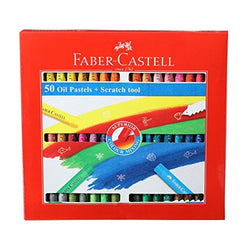 Faber Castell Color Oil Pastels (Pack of 50 Shades)