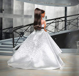 Barbie Collector: 60th Anniversary Doll, 11.5-Inch, Brunette, with Diamond-Inspired Gown and Wrist Tag