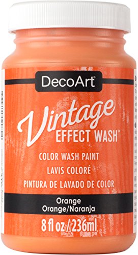 Decoart Vintage Effect Wash 8oz, Orange
