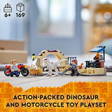 LEGO Jurassic World Atrociraptor Dinosaur: Bike Chase 76945 Building Toy Set; for Kids Aged 6 and up (167 Pieces)