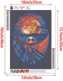 Diamond Painting Kits for Adults,Jack The Scream Art Full Drill Gem Art Perfect for Relaxation