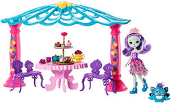 Enchantimals Garden Gazebo Tea Party Playset with Patter Peacock Doll (6-in) and Flap Animal Figure [Amazon Exclusive]