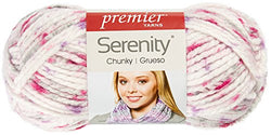 Premier Yarns Serenity Chunky Light Yarn-Pink Candy, 3 Pack
