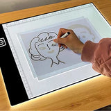 Light Box for Tracing, A4 Light Table Diamond Painting Light Board Accessories Drawing Supplies for Artist Drawing Anime Tracing Pad