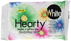 Activa C-1305  Hearty Super Lightweight Air Dry Clay, 1-3/4-Ounce, White