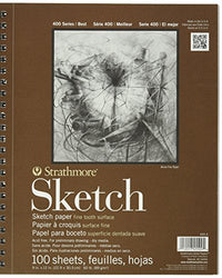 Strathmore Series 400 Sketch Pads 9 in. x 12 in. - pad of 100 (3-Pack)