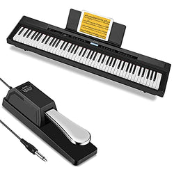 Donner DEP-20 88 Key Digital Piano + DSP-003 Sustain Pedal for Keyboard