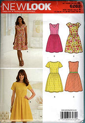Simplicity Creative Patterns New Look 6262 Misses' Dress with Neckline Variations, A (10-12-14-16-18-20-22)
