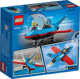 LEGO City Stunt Plane 60323 Building Kit; Toy Jet with Decorated Tail Fins and an Opening Cockpit, Plus a Pilot Minifigure with a Helmet; Fun Action Toy, Designed for Kids Aged 5 and up (59 Pieces)