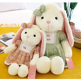 A9TEN Bunny Plush Cute Rabbit Stuffed Animals for Girls 13" Inch Dolls Toys Baby Easter Gift (Green, 13 in)