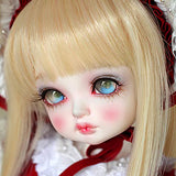 YJPQ BJD Dolls 1/4 Loli SD Doll 39cm 15.74 Inch Jointed Doll DIY Toys Birthday for Girls with Full Set Clothes Shoes Wig Makeup