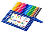 Staedtler Ergosoft Colored Pencils, Set of 24 Colors in Stand-up Easel Case (157SB24)