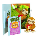 Get Well Gifts - Feel Like a Sloth? Hang in There! Get Well Soon Gift for Women, Kids, Men, Teens. Plush Sloth and Top 10 Things to Do When You Feel Like a Sloth in Gift Box. Great for After Surgery.