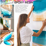 Epoxy Resin Crystal Clear Casting Resin for Epoxy and Resin Art | Pixiss Brand Easy Mix 1:1 (8-Ounce Kit) | Supplies for Tumblers, Jewelry Resin, Molds, Crafting Resin Kit