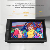 GAOMON PD156PRO 15.6 inches Full-Laminated Pen Display Digital Drawing Monitor with 9 Express Keys and 8192 Levels Tilt-Support Battery-Free Pen