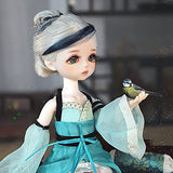 Xin Yan Bjd Dolls 1/6 Dbs Doll 11inch 28 Ball Joint Doll Fairy Dolls DIY Toy Gift Rotatable Joints Lifelike with Wig P Gift for Children's Day-（not Include The Props in The Hands of The Doll）