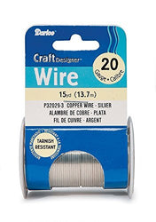 Darice Craft Wire 20 Ga Non-Tarnish Silver 15-Yard (3-Pack)