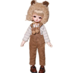 MLyzhe BJD Doll 1/6 Ball Mechanical Jointed Doll with Full Set of Clothes Coat Shoes Hair Socks Pants Accessories,Boys