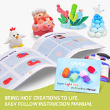 Utykin Air Dry Clay 50 Colors, Modeling Clay for Kids, Air Dry Clay with Play Mat, Tools and Tutorials, Ultra Soft and Light, Safe and Non-Toxic, Best Gift for Boys or Girls Age 3-12 Year Old