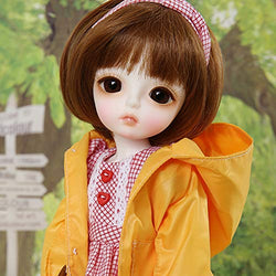 1/6 BJD Doll, SD Dolls 10 Inch 19 Ball Jointed Doll DIY Toys with Clothes Outfit Shoes Wig Hair Makeup, Surprise Doll Best Gift for Girls
