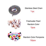 10pcs Colored Flower Pearl Beads Cage Locket Pendant-Add Your Own Pearls, Stones, Crystals, Gems to