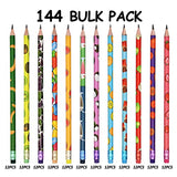 Rarlan Pencil Assortment, 2 HB, Assorted Colorful Pencils for Kids, Pre-Sharpened,Bulk Pack, 144 Count Classpack