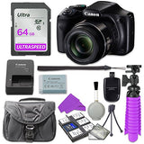 Canon PowerShot SX540 Digital Camera with 64GB SD Memory Card + Accessory Bundle