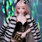 Labstandard 1/3 BJD Doll, Spicy Girl Style 34 Joints 62cm Ball Joint Dolls with Clothes Shoes Wig Hand-Painted Makeup,Gifts for Girls